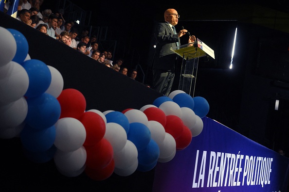 Le président de LR Éric Ciotti, au Cannet, le 27 août 2023. (Photo : NICOLAS TUCAT/AFP via Getty Images)