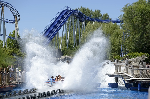 Un incident dans un bassin rempli d'eau à l'Europa-Park. (Photo d'illustration THOMAS KIENZLE/AFP via Getty Images)