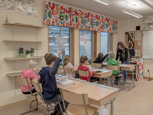 Illustration - école suédoise. (David Ramos/Getty Images)