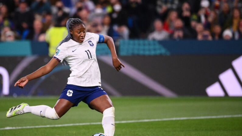 L'attaquante française Kadidiatou Diani, meilleure scoreuse de D1, a signé un contrat de quatre ans avec Lyon. (Photo FRANCK FIFE/AFP via Getty Images)