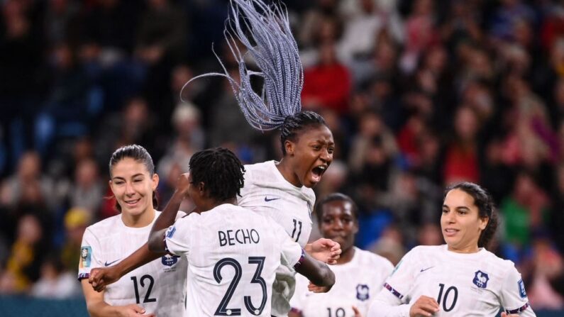 L'équipe de France, a battu le Panama mercredi à Sydney (6-3). (Photo FRANCK FIFE/AFP via Getty Images)