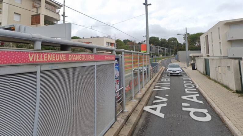 Avenue Villeneuve d'Angoulême, à Montpellier.  (Capture d'écran Google Maps.)