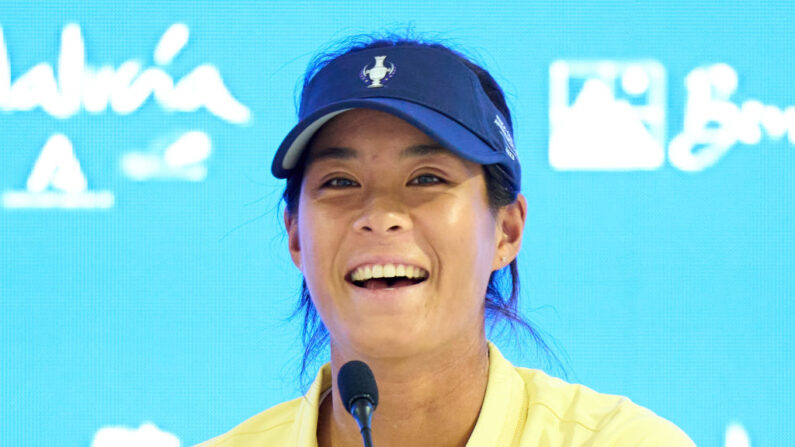 La golfeuse Céline Boutier, 5e mondiale, s'est confiée à l'AFP sur la saison 2024, notamment les JO de Paris, (Photo : Angel Martinez/Getty Images)