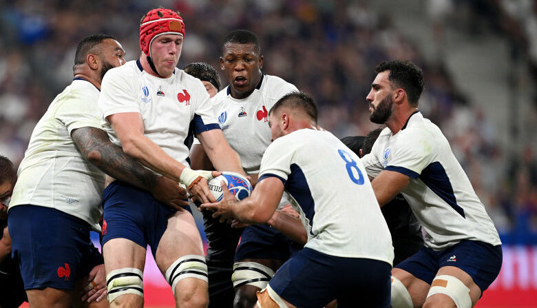 On a envie de faire une prestation aboutie, propre, qui corresponde à ce qu'on sait faire", a admis le deuxième ligne Thibaud Flament.. (Photo : Hannah Peters/Getty Images)