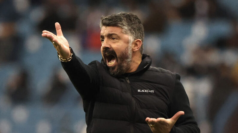 L'Italien Gennaro Gattuso, grand joueur, va prendre la succession de Marcelino. (Photo : GIUSEPPE CACACE/AFP via Getty Images)