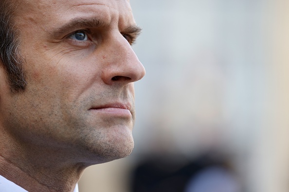  Le président a « pris acte » de l'absence de majorité pour réviser l'article 11 de la Constitution relatif au référendum. (LUDOVIC MARIN/AFP via Getty Images)