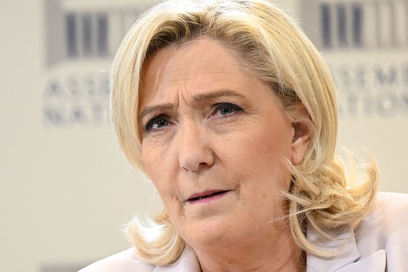 La leader du Rassemblement national Marine Le Pen. (BERTRAND GUAY/AFP via Getty Images)