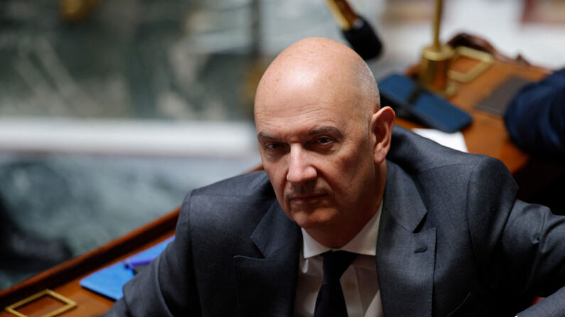 Roland Lescure, ministre délégué chargé de l'Industrie, à l'Assemblée nationale le 18 juillet 2023. (Photo GEOFFROY VAN DER HASSELT/AFP via Getty Images)