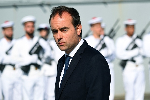 Le ministre des Armées Sébastien Lecornu. (Photo CHRISTOPHE SIMON/AFP via Getty Images)