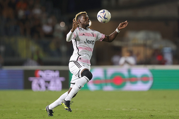 Paul Pogba de la Juventus à Empoli, Italie. (Photo Gabriele Maltinti/Getty Images)