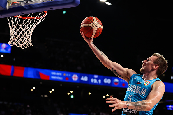 Gregor Hrovat a ramené les Dijonnais à deux longueurs à une minute du buzzer. Illustration. (Photo by Takashi Aoyama/Getty Images)