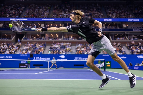 L'Allemand Alexander Zverev à l'US Open, le 4 septembre 2023. (Photo COREY SIPKIN/AFP via Getty Images)