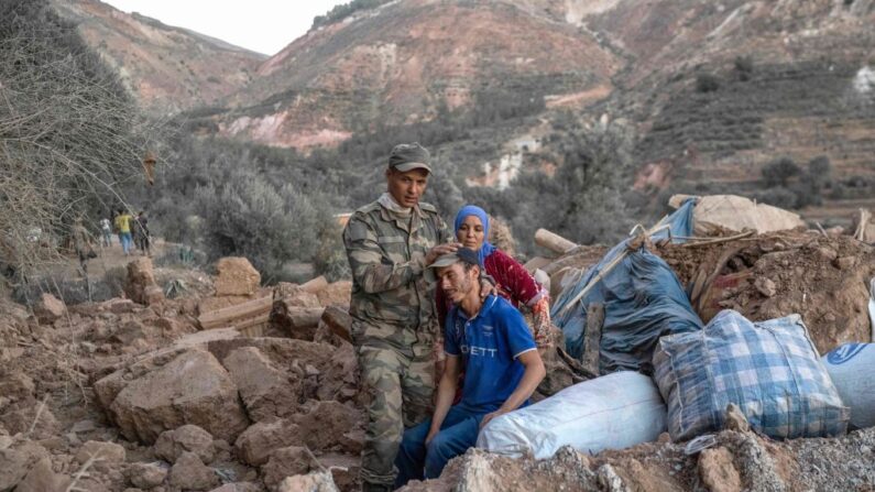 Cette frayeur fait écho à un puissant séisme de magnitude 6,8 qui a frappé le 8 septembre 2023 la région de Marrakech faisant près de 3000 morts et 5600 blessés. (Photo BULENT KILIC/AFP via Getty Images)