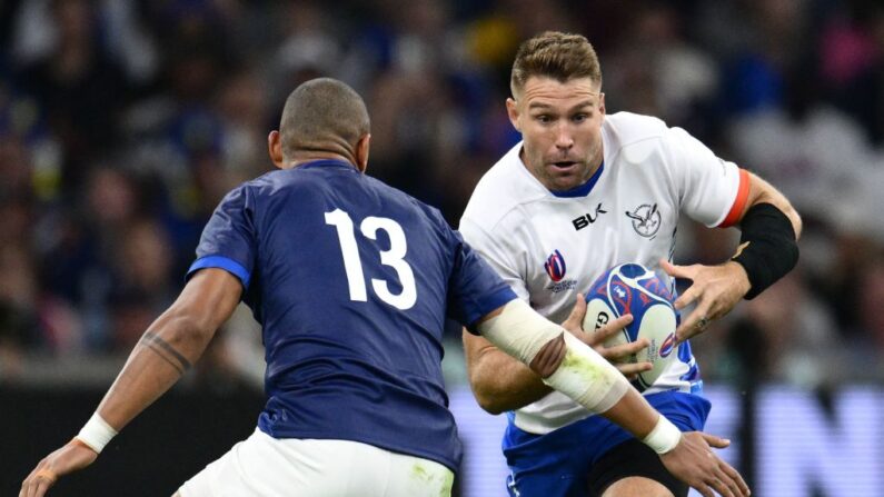 Johan Deysel (à droite), au stade Vélodrome de Marseille, le 21 septembre 2023. (Photo: CHRISTOPHE SIMON/AFP via Getty Images)