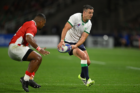 Jonathan Sexton devient le meilleur marqueur de l’histoire de l’Irlande. (Photo Mike Hewitt/Getty Images)