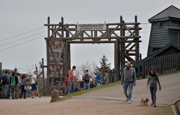 Le camp de concentration de la Seconde Guerre mondiale du Struthof, à Natzwiller, seul camp de la mort nazi sur le sol français, le 16 avril 2015. (Photo PATRICK HERTZOG/AFP via Getty Images)