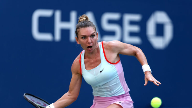 Simona Halep de Roumanie à l'US Open 2022 à l'USTA Billie Jean King, le 29 août 2022. (Photo : Julian Finney/Getty Images)