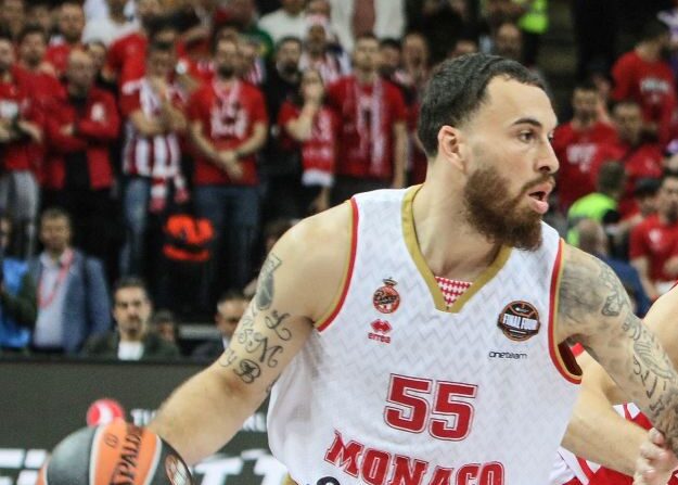 James (19 pts, meilleur marqueur de Monaco, avec Elie Okobo) (Photo : PETRAS MALUKAS/AFP via Getty Images)