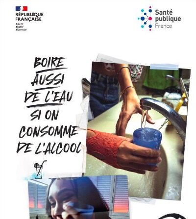 Une des quatre affiches de la campagne de lutte contre la consommation d'alcool.  