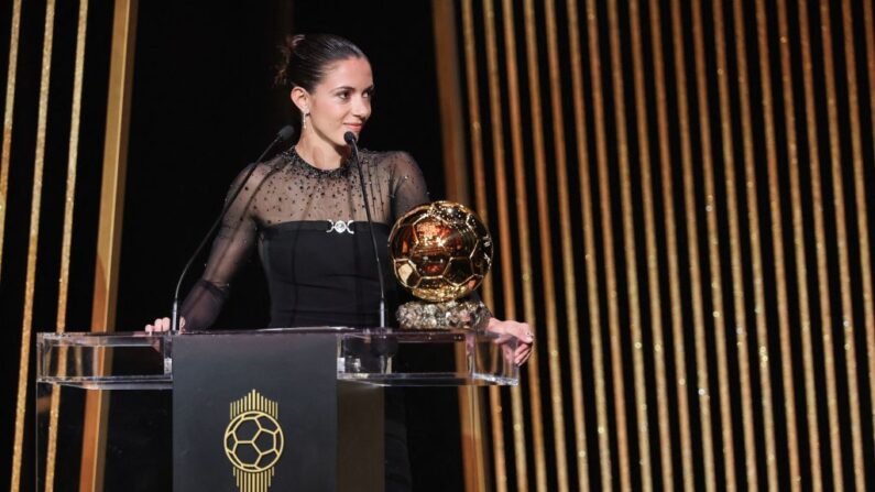 L'Espagnole Aitana Bonmati fait son entrée au panthéon du football. (Photo : FRANCK FIFE/AFP via Getty Images)