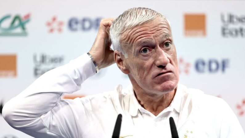 Quatre forfaits pour le rassemblement des Bleus de Didier Deschamps, qui devra composer avec une défense en chantier contre les Pays-Bas vendredi. (Photo : FRANCK FIFE/AFP via Getty Images)