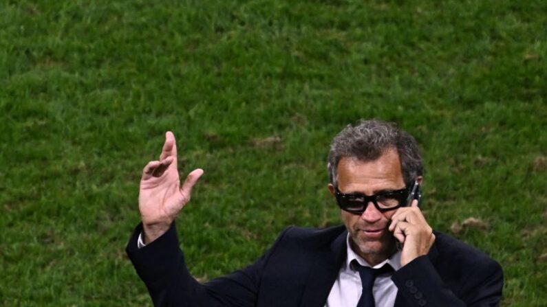 Le quart de finale, "est une deuxième finale de Coupe du monde", a lancé le sélectionneur des Bleus Fabien Galthié, vendredi, après la victoire devant l'Italie (60-7) (Photo : OLIVIER CHASSIGNOLE/AFP via Getty Images)