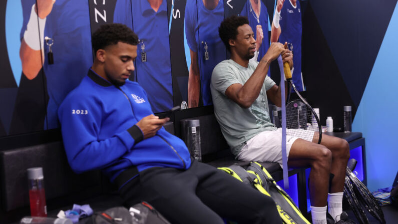 Arthur Fils, a sombré dès le premier tour du Masters 1000 de Paris mardi. Comme Gaël Monfils, et tous les autres Bleus, à l'exception d'Ugo Humbert. (Photo : Clive Brunskill/Getty Images for Laver Cup)