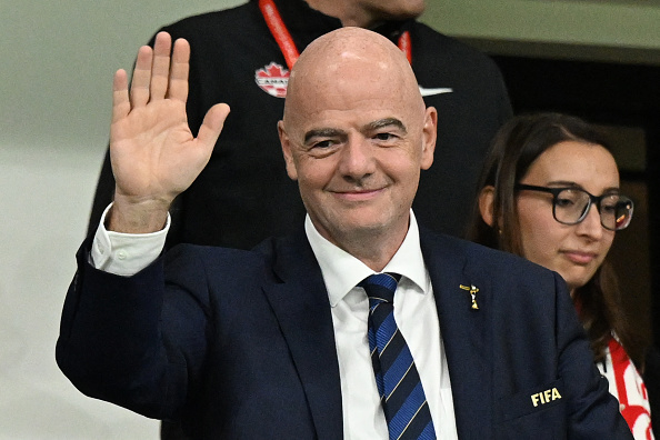 Le président de la FIFA Gianni Infantino. (Photo WILLIAM WEST/AFP via Getty Images)