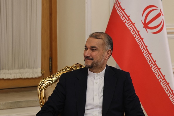 Le chef de la diplomatie iranienne, Hossein Amir-Abdollahian, arrivé jeudi soir à Beyrouth. (Photo ATTA KENARE/AFP via Getty Images)