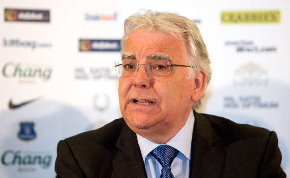 Le président d'Everton Bill Kenwright. (Photo Paul Thomas/Getty Images)