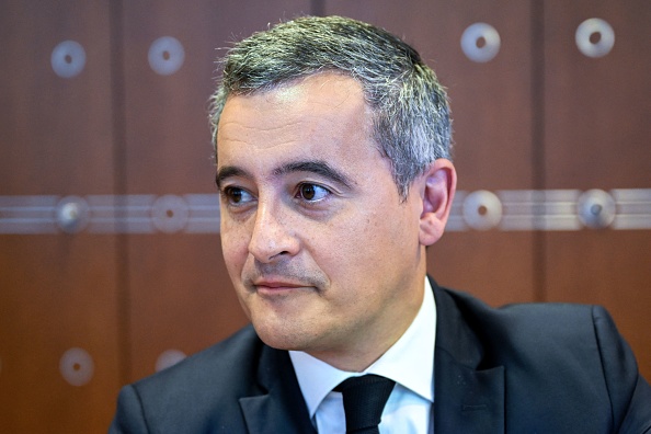 Le ministre de l'Intérieur Gérald Darmanin. (Photo BERTRAND GUAY/AFP via Getty Images)