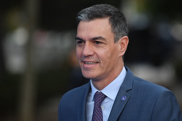 Le Premier ministre par intérim espagnol Pedro Sanchez. (Photo JORGE GUERRERO/AFP via Getty Images)