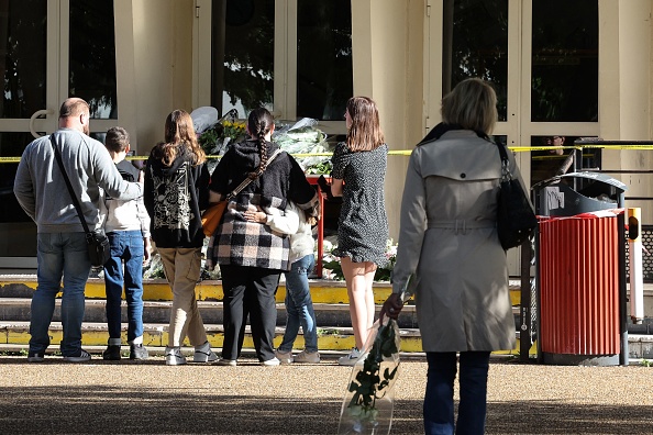 Lycée Gambetta d'Arras, le 14 octobre 2023. (Photo DENIS CHARLET/AFP via Getty Images)