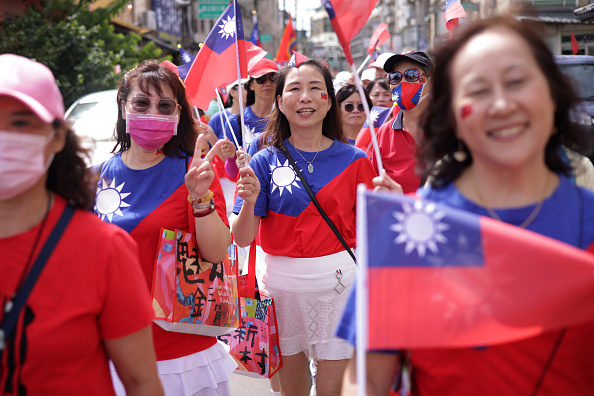 La fête nationale le 10 octobre 2023 à New Taipei City, Taiwan. (Photo Alex Wong/Getty Images)