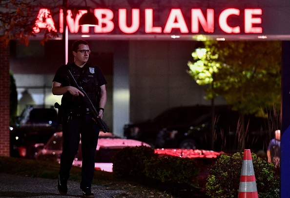 Central Maine Medical Center, Lewiston, Maine, Etats-Unis, le 26 octobre 2023. (Photo JOSEPH PREZIOSO/AFP via Getty Images)