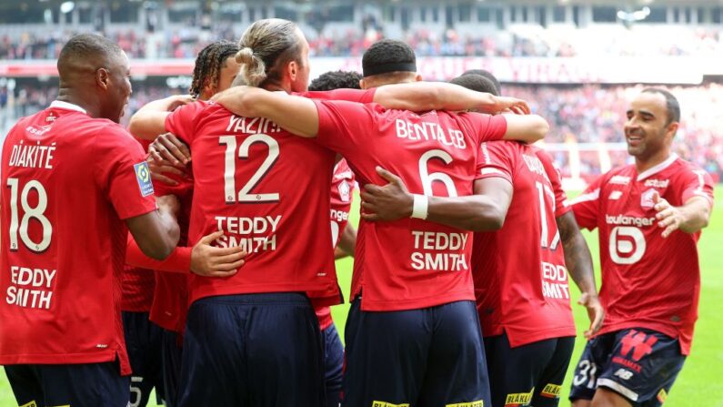 Le Losc a renversé le Slovan Bratislava (2-1) jeudi en Ligue Europa Conférence. (Photo : FRANCOIS LO PRESTI/AFP via Getty Images)