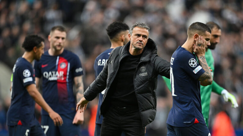 Dépassé, le Paris SG a subi la loi de Newcastle pour la deuxième journée de Ligue des champions (4-1). (Photo : Michael Regan/Getty Images)