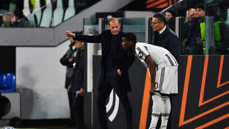 "Le foot perd un joueur extraordinaire", a jugé l'entraîneur de la Juventus Turin Massimiliano Allegri, au lendemain de la confirmation du contrôle antidopage positif de Paul Pogba. (Photo : Valerio Pennicino/Getty Images)