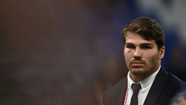 Antoine Dupont va "intégrer", en janvier, "le groupe qui préparera les Jeux olympiques" 2024 en rugby à VII. (Photo : OLIVIER CHASSIGNOLE/AFP via Getty Images)