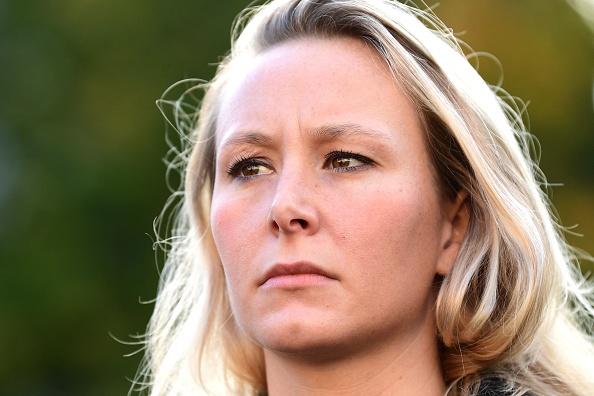 Marion Maréchal, tête de liste Reconquête aux Européennes de juin 2024.  (BERTRAND GUAY/AFP via Getty Images)