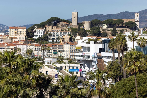 Centre-ville de Cannes.   (JOEL SAGET/AFP via Getty Images)