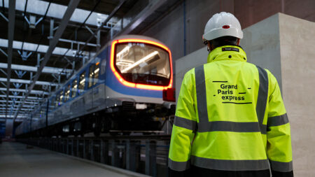 Grand Paris Express: le métro a effectué ses premiers tours de roue