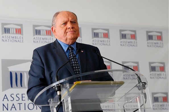 L'ancien député PS et spécialiste du train de vie de l'État René Dosière. (Photo THOMAS SAMSON/AFP via Getty Images)