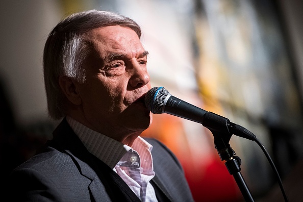 Le chanteur belge-italien Salvatore Adamo à Bruxelles en 2018. (Photo LAURIE DIEFFEMBACQ/Belga/AFP via Getty Images)