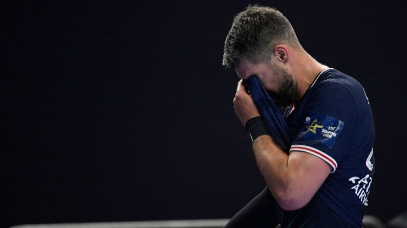 Luka Karabatic, joueur de ligne du Paris Saint-Germain. (Photo : INA FASSBENDER/AFP via Getty Images)