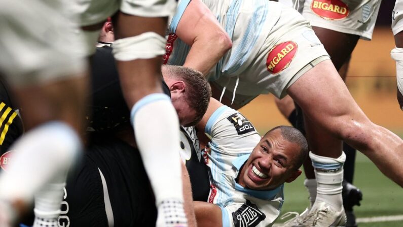 Gaël Fickou a prolongé de trois saisons son contrat avec le Racing 92, a annoncé lundi le club leader du Top 14. (Photo : FRANCK FIFE/AFP via Getty Images)