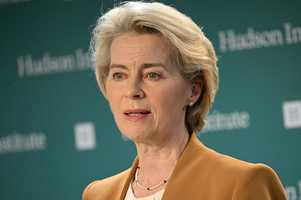 Le « déséquilibre est visible », les exportations chinoises vers l'UE sont trois fois plus importantes que celles de l'UE vers la Chine, a fait remarquer Ursula von der Leyen. (Photo MANDEL NGAN/AFP via Getty Images)