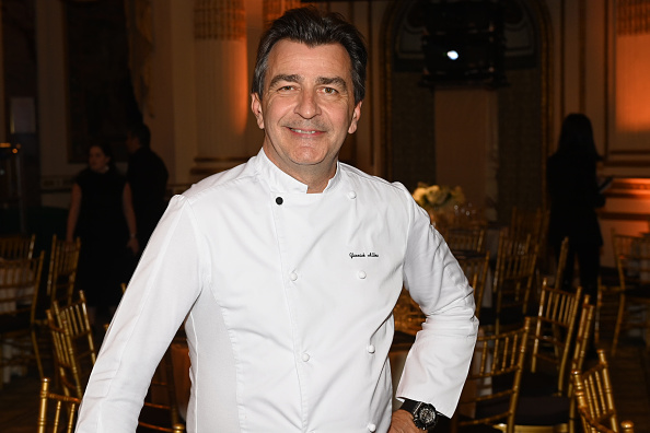 Le chef multi-étoilé Yannick Alléno à New-York le 15 novembre 2023. (Dave Kotinsky/Getty Images for FIAF)