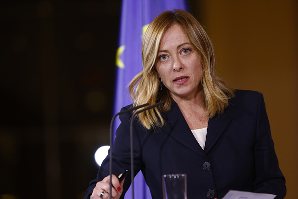 La Première ministre italienne Giorgia Meloni. (Photo Michele Tantussi/Getty Images)