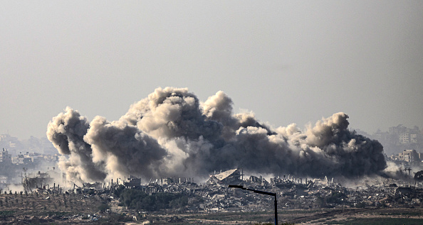 Une trêve temporaire entre Israël et le Hamas a expiré le 1er décembre. L'armée israélienne a déclaré que les opérations de combat avaient repris, accusant le Hamas d'avoir violé la pause opérationnelle. (Photo JOHN MACDOUGALL/AFP via Getty Images)